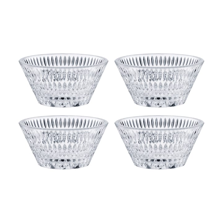 Ethno skål Ø11 cm 4-pack - Clear - Nachtmann