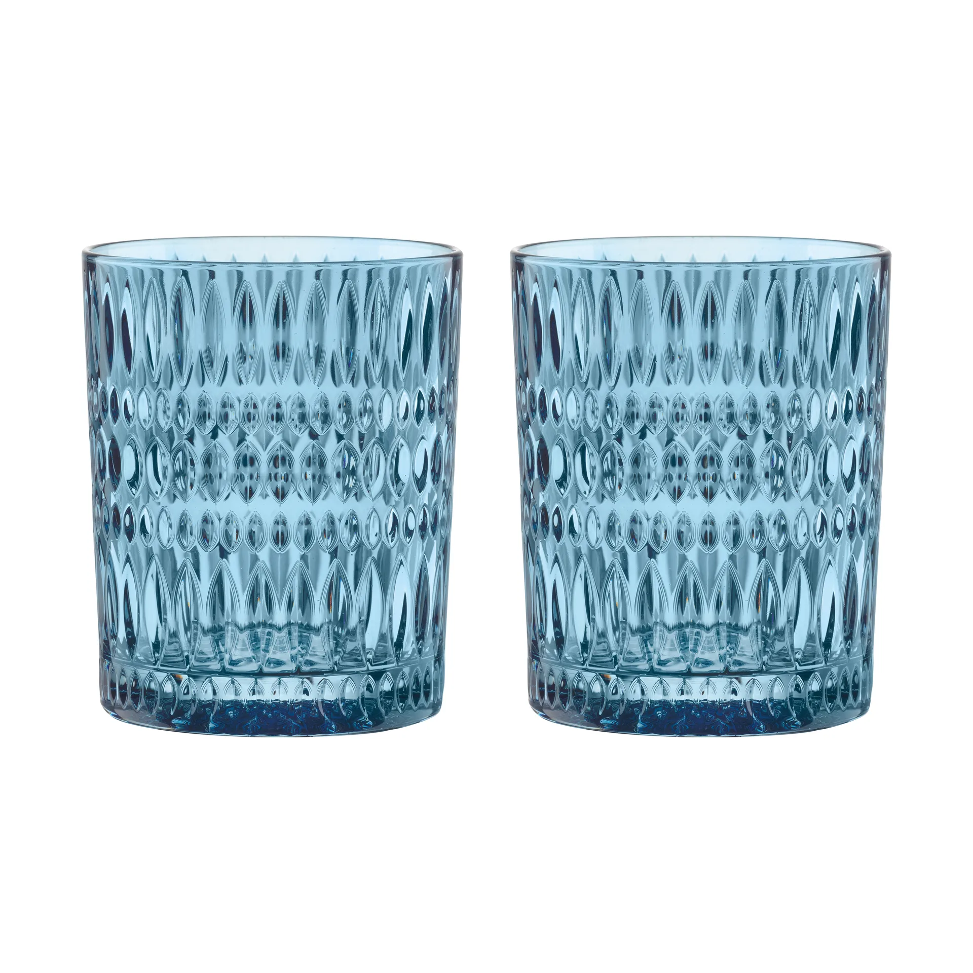 Ethno Tumblerglas 30,4 cl 2-pack, Vintage blue Nachtmann