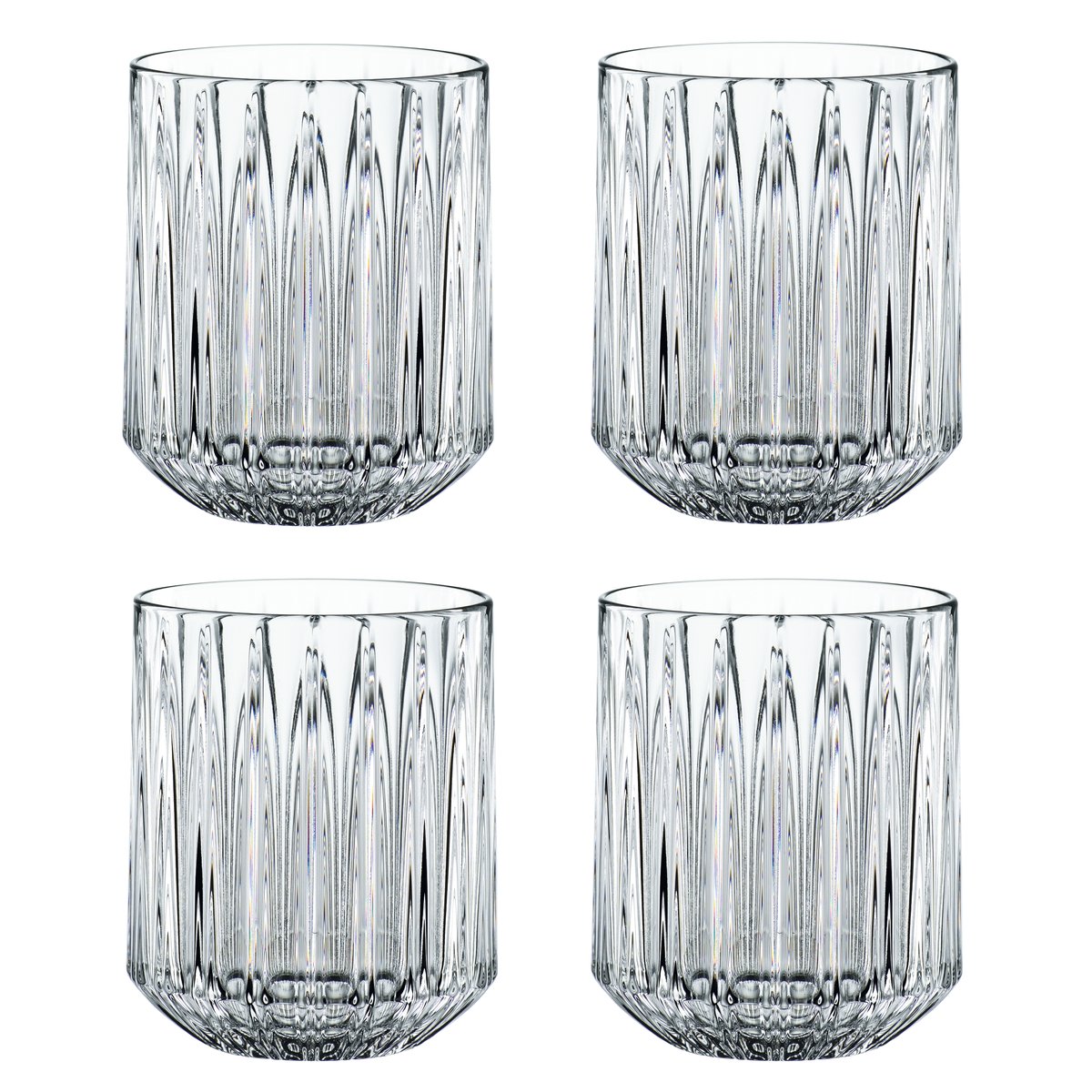 Nachtmann Jules tumbler 4-pack Klar | Skandinavisk Design | Drinkglas | Transparent