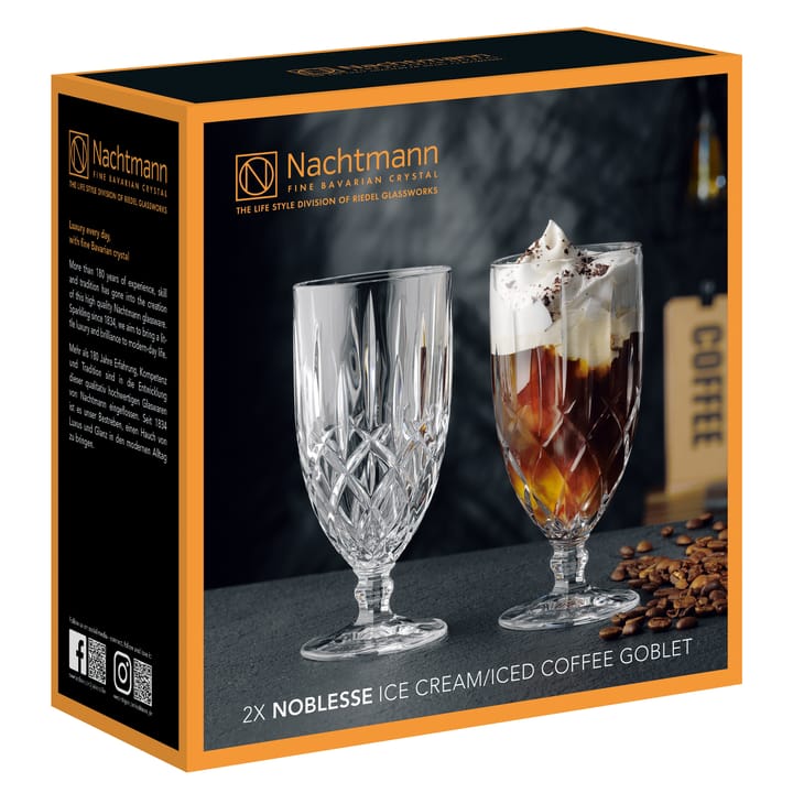 Noblesse dessertglas 2-pack - Klar - Nachtmann