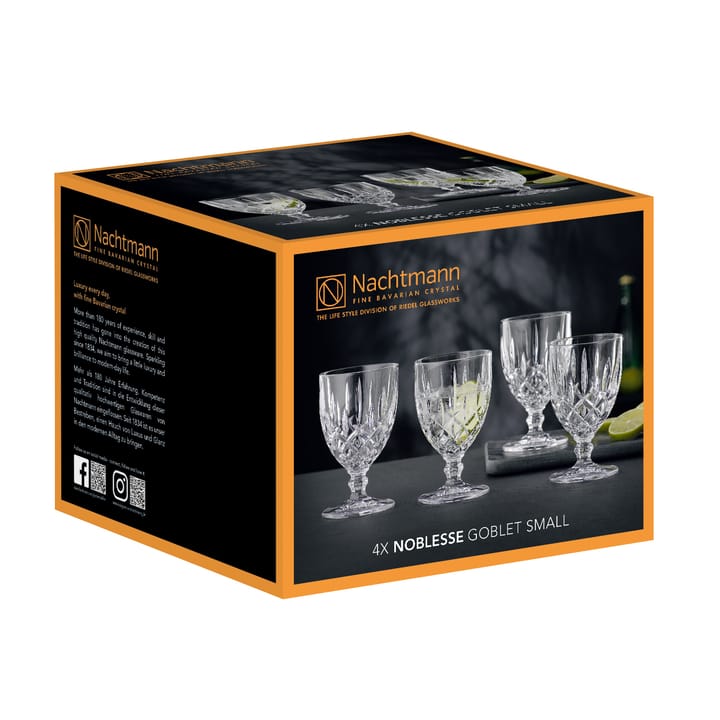 Noblesse glas på fot 23 cl 4-pack - Klar - Nachtmann