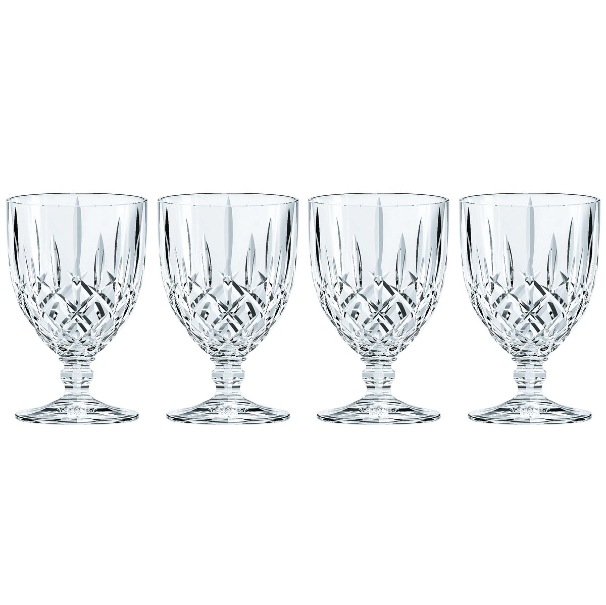 Nachtmann Noblesse glas på fot 4-pack Klar | Skandinavisk Design | Dricksglas | Transparent