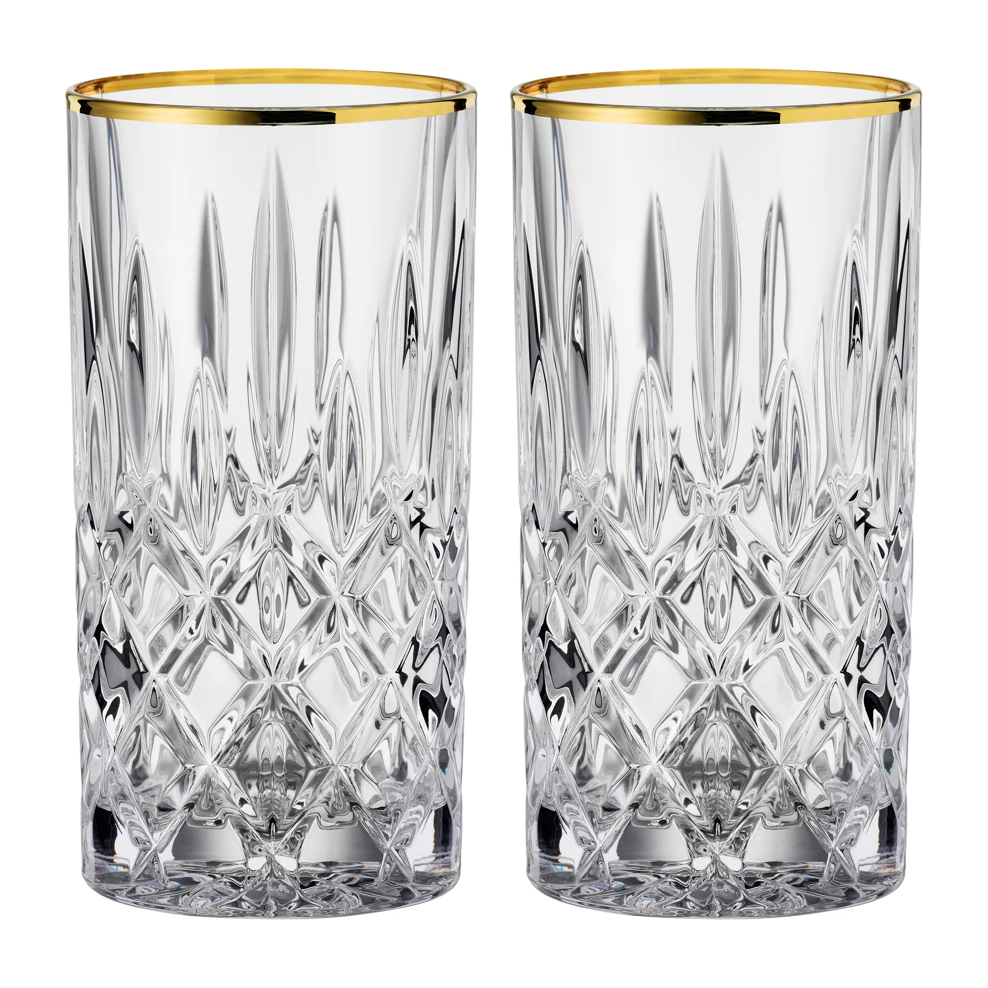 Noblesse Gold longdrinksglas 37,5 cl 2-pack, Klar Nachtmann