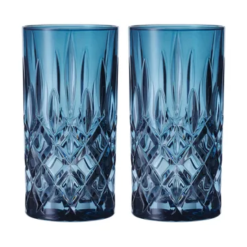 Noblesse Longdrink glas 39,5 cl 2-pack - Vintage blue - Nachtmann
