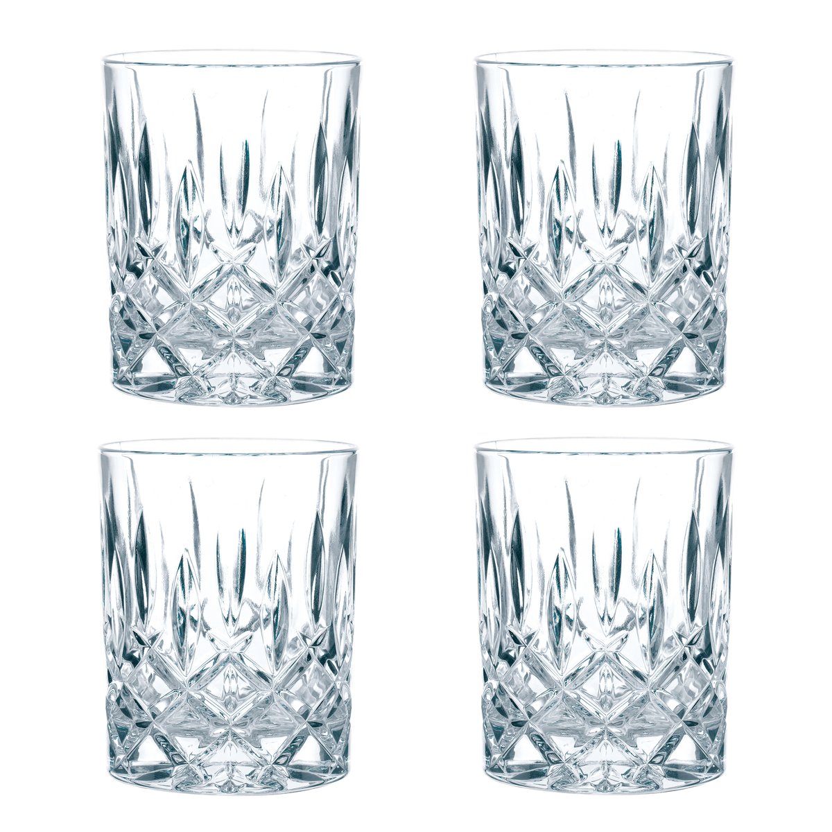 Nachtmann Noblesse whiskyglas 30 cl 4-pack 30 cl | Skandinavisk Design | Whiskeyglas & Konjaksglas | Transparent
