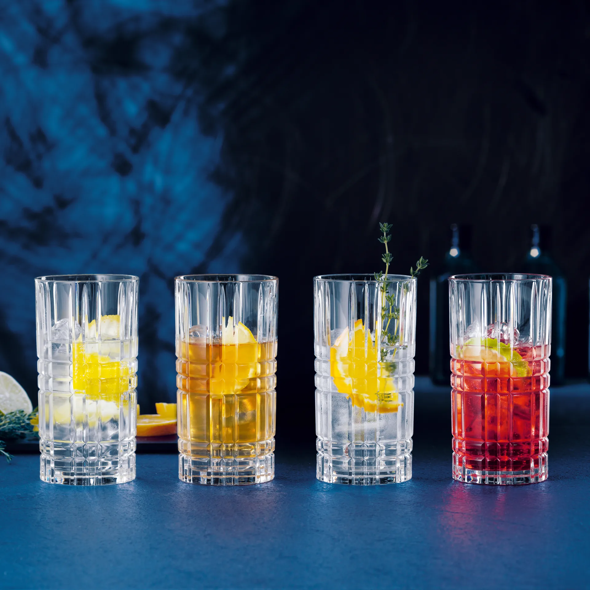 Square longdrinkglas 4-pack, 44 cl Nachtmann