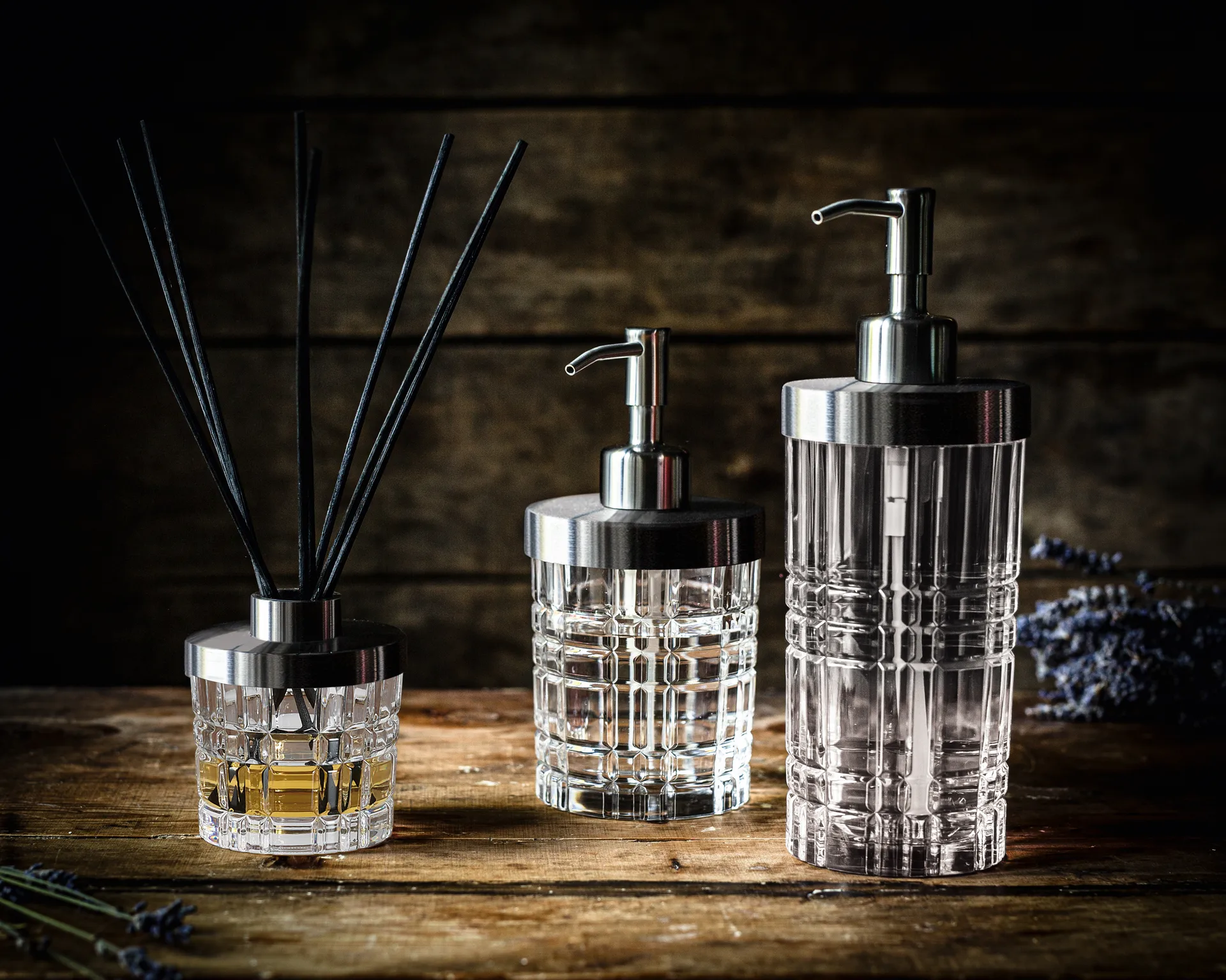 Square tvålpump 21,5 cm, Klar Nachtmann