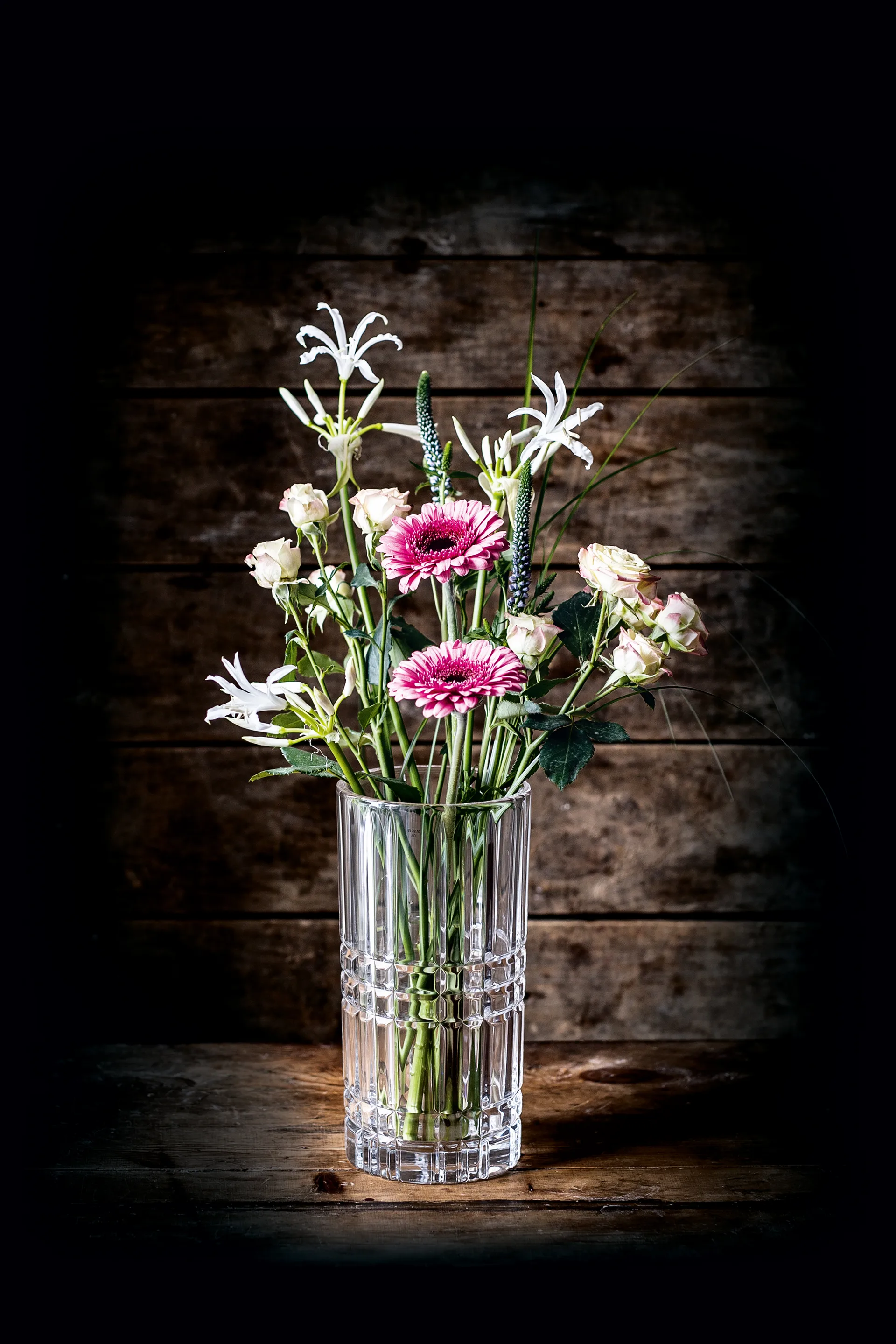 Square vas, Kristallglas, 23 cm Nachtmann