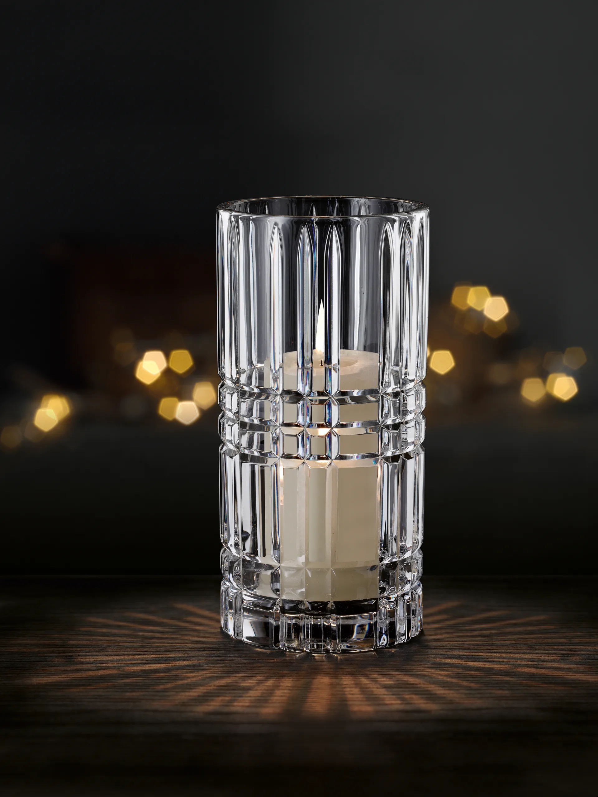 Square vas, Kristallglas, 23 cm Nachtmann