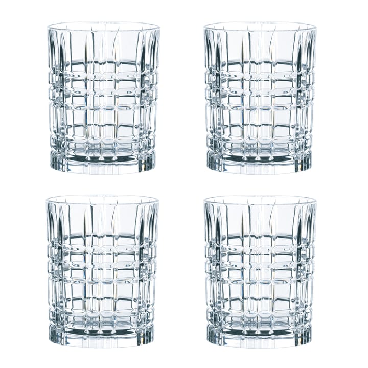 Square whiskyglas 34 cl 4-pack - 34 cl - Nachtmann
