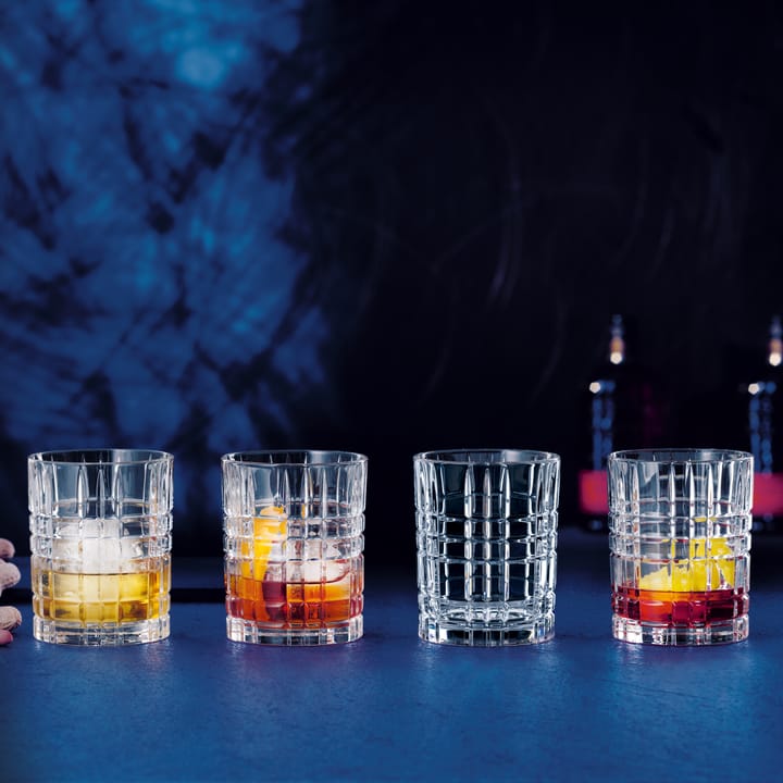 Square whiskyglas 34 cl 4-pack, 34 cl Nachtmann