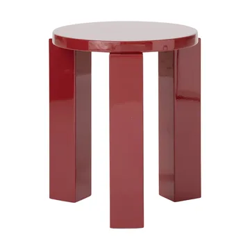 Atlas rund pall - Burgundy, Ø36x44 cm - New Works