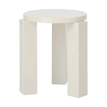 Atlas rund pall - Creme, Ø36x44 cm - New Works