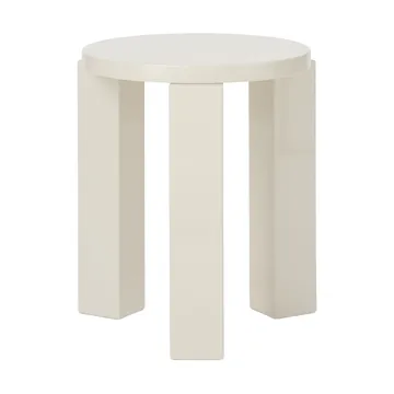 Atlas rund pall - Creme, Ø36x44 cm - New Works