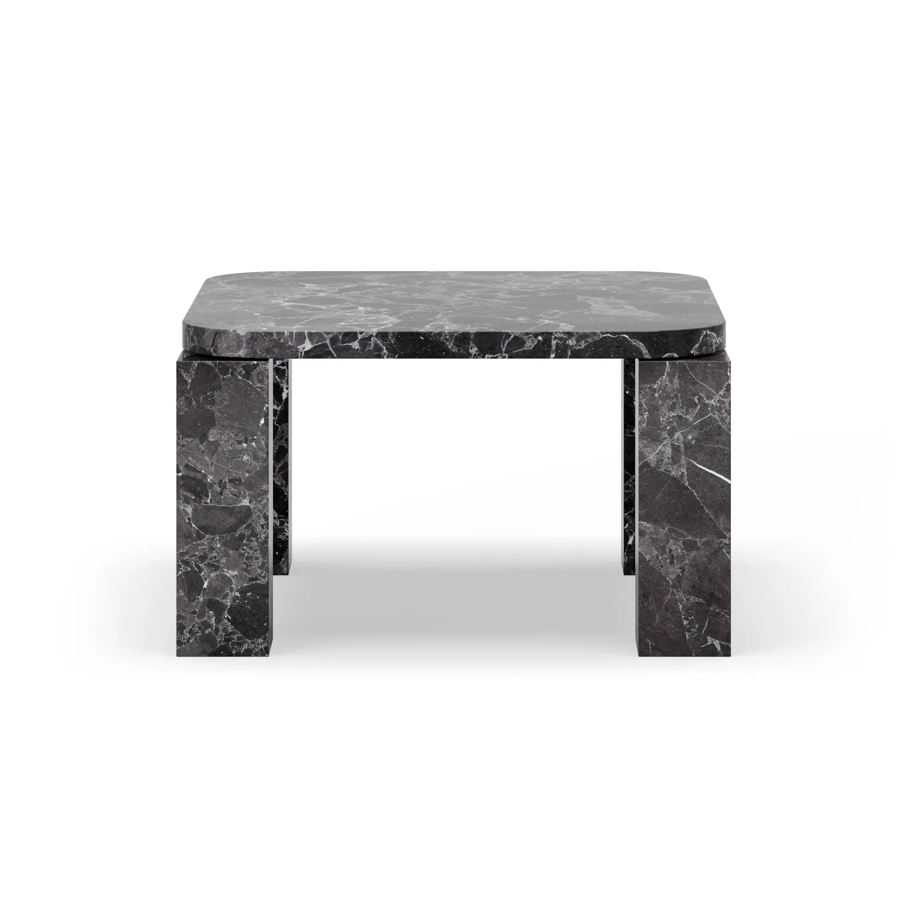Atlas soffbord 60x60 cm, Costa black marble New Works