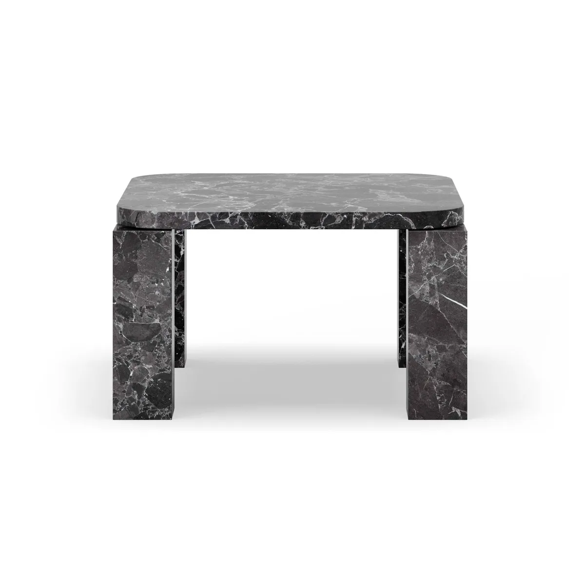 New Works Atlas soffbord 60x60 cm Costa black marble