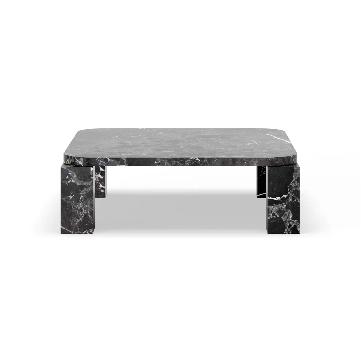 New Works Atlas soffbord 82x82 cm Costa Black marble