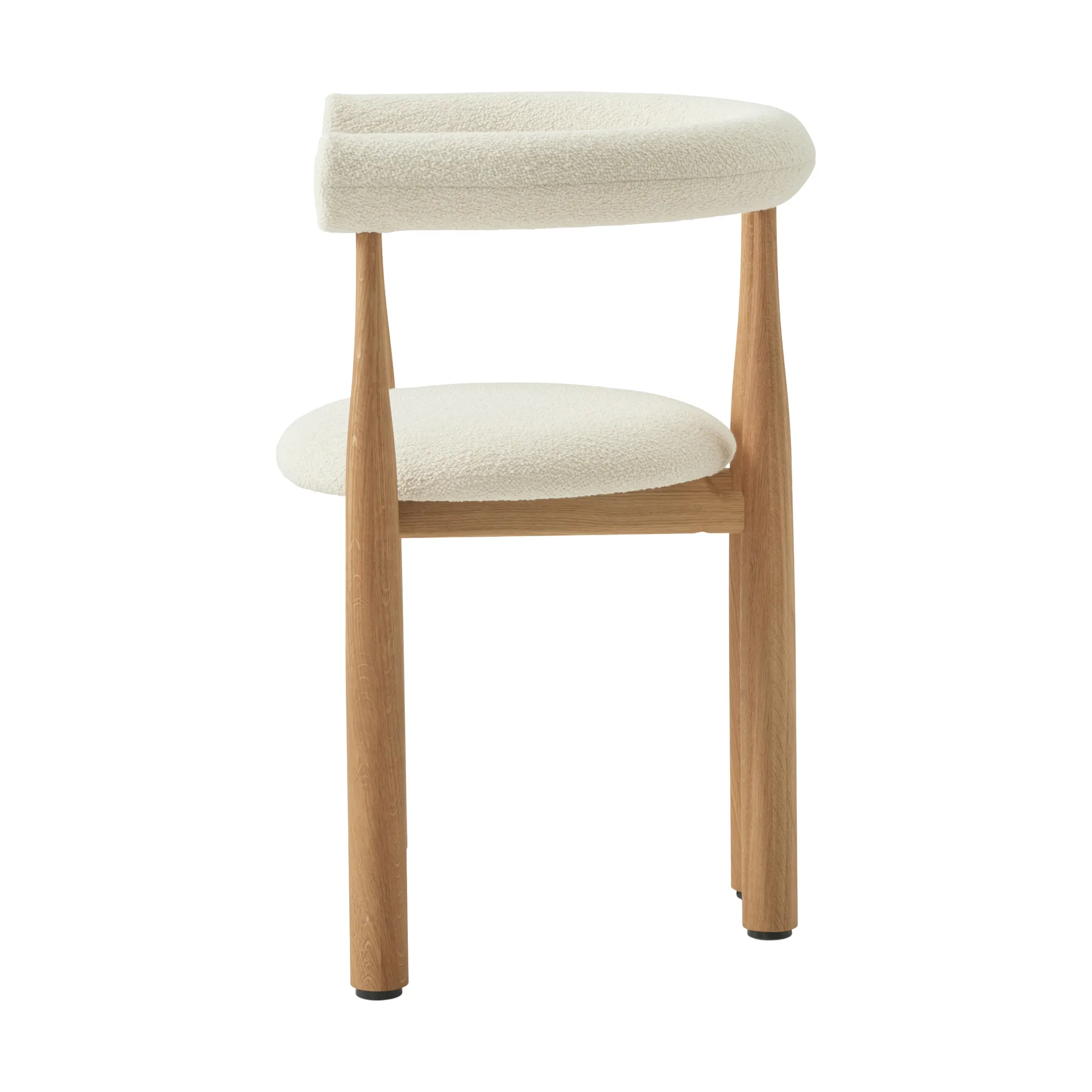 Bukowski karmstol klädd, Oak, Barnum Lana New Works