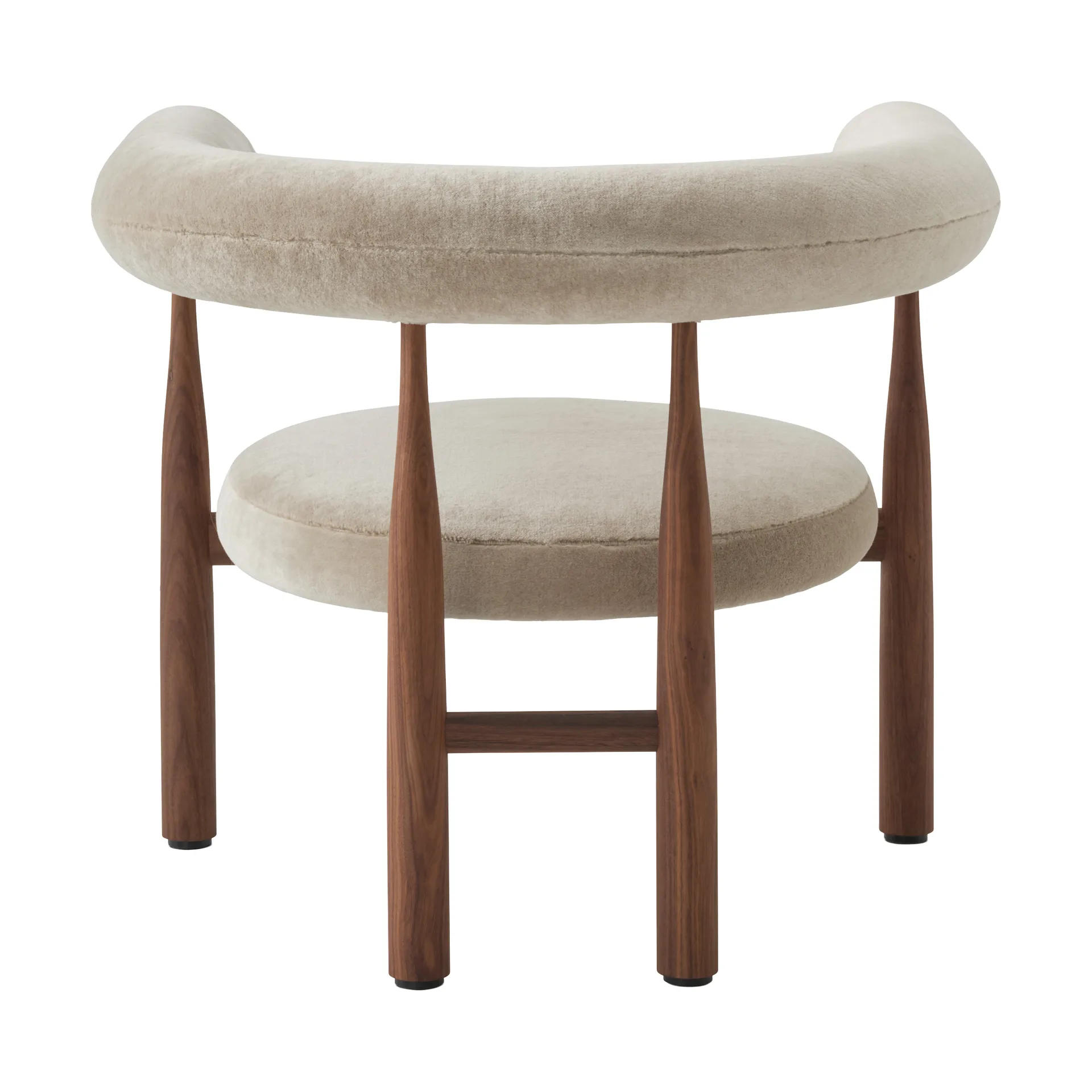 Bukowski Lounge Chair, Walnut, Rest 23 New Works