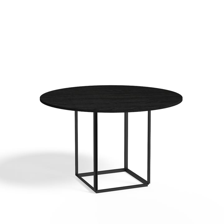 Florence matbord runt - black ash, ø120 cm, svart stativ - New Works