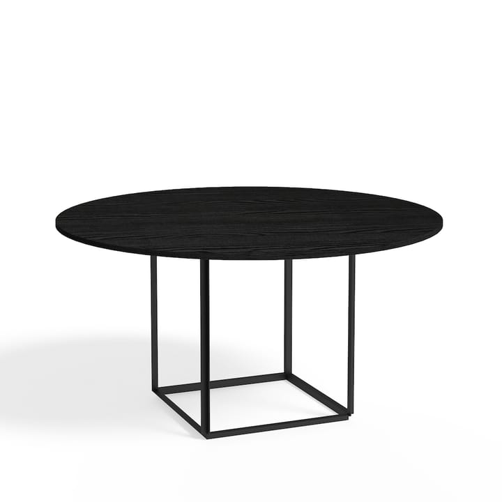 Florence matbord runt - black ash, ø145 cm, svart stativ - New Works