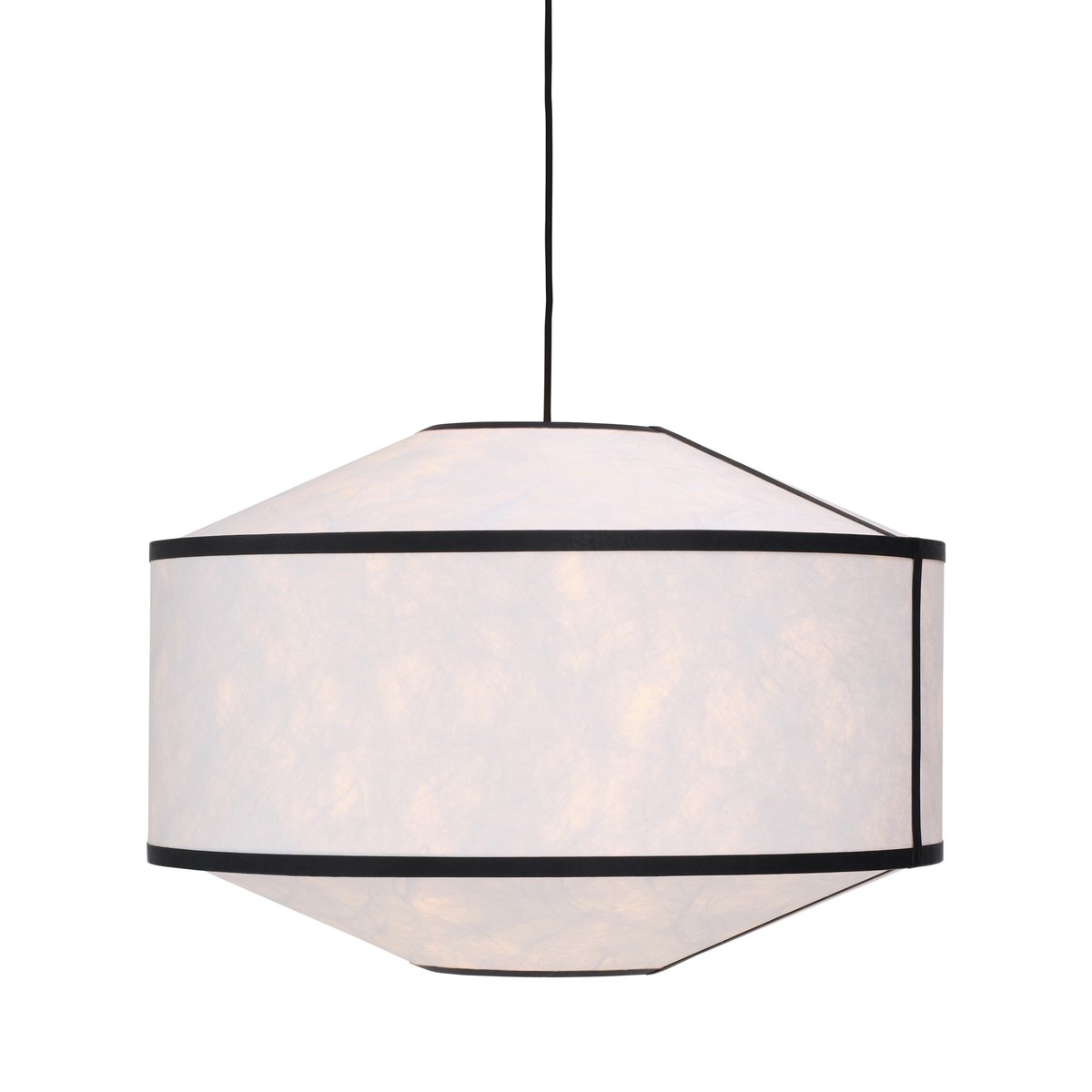 New Works Kite pendel 65 cm White-black | Skandinavisk Design | Taklampor & Pendlar | Vit
