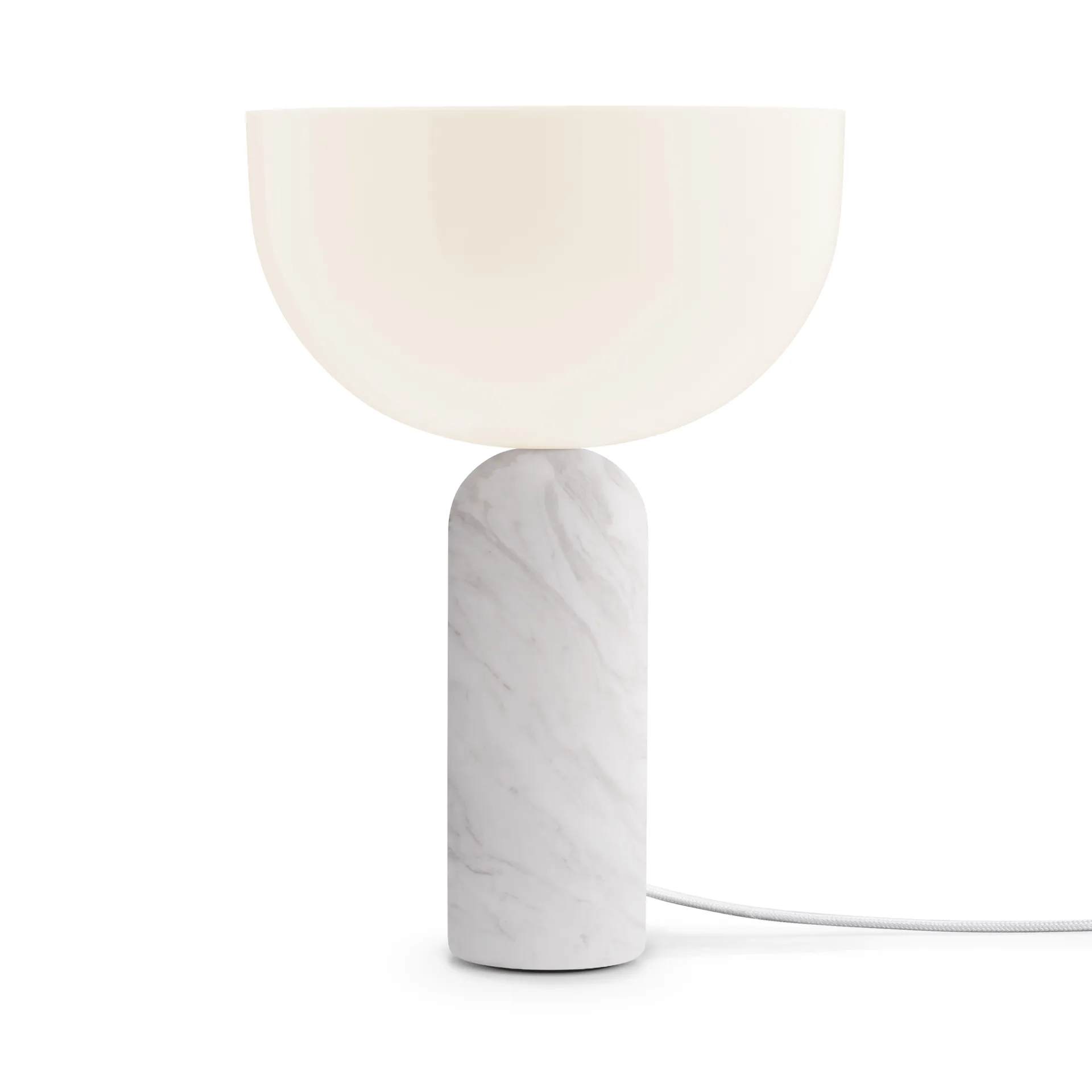 Kizu bordslampa small 35 cm, White marble New Works