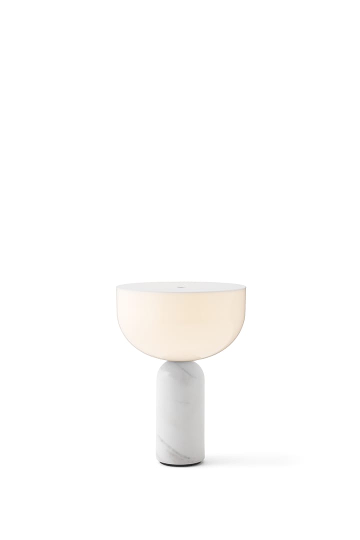 Kizu portable bordslampa - White marble - New Works