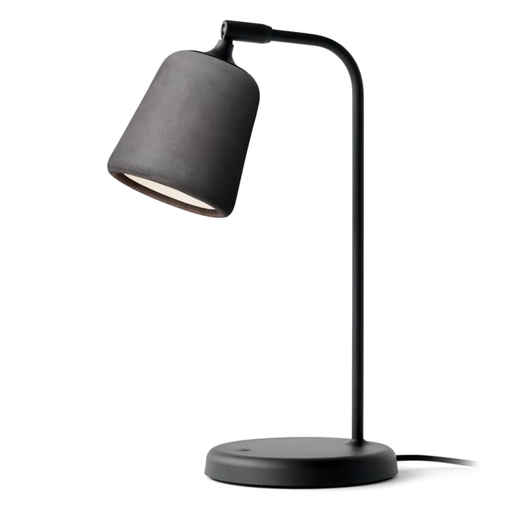 Material bordslampa - Dark grey concrete - New Works