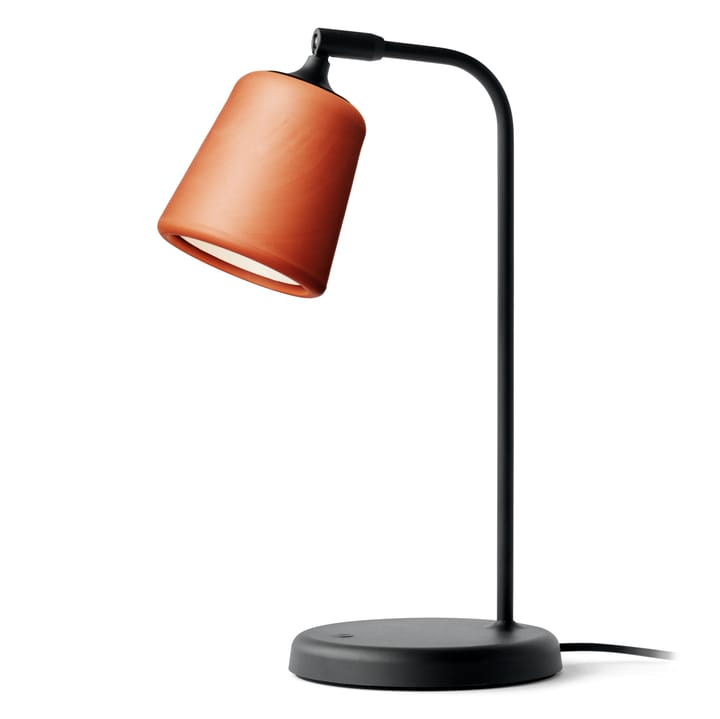 Material bordslampa - Terracotta - New Works