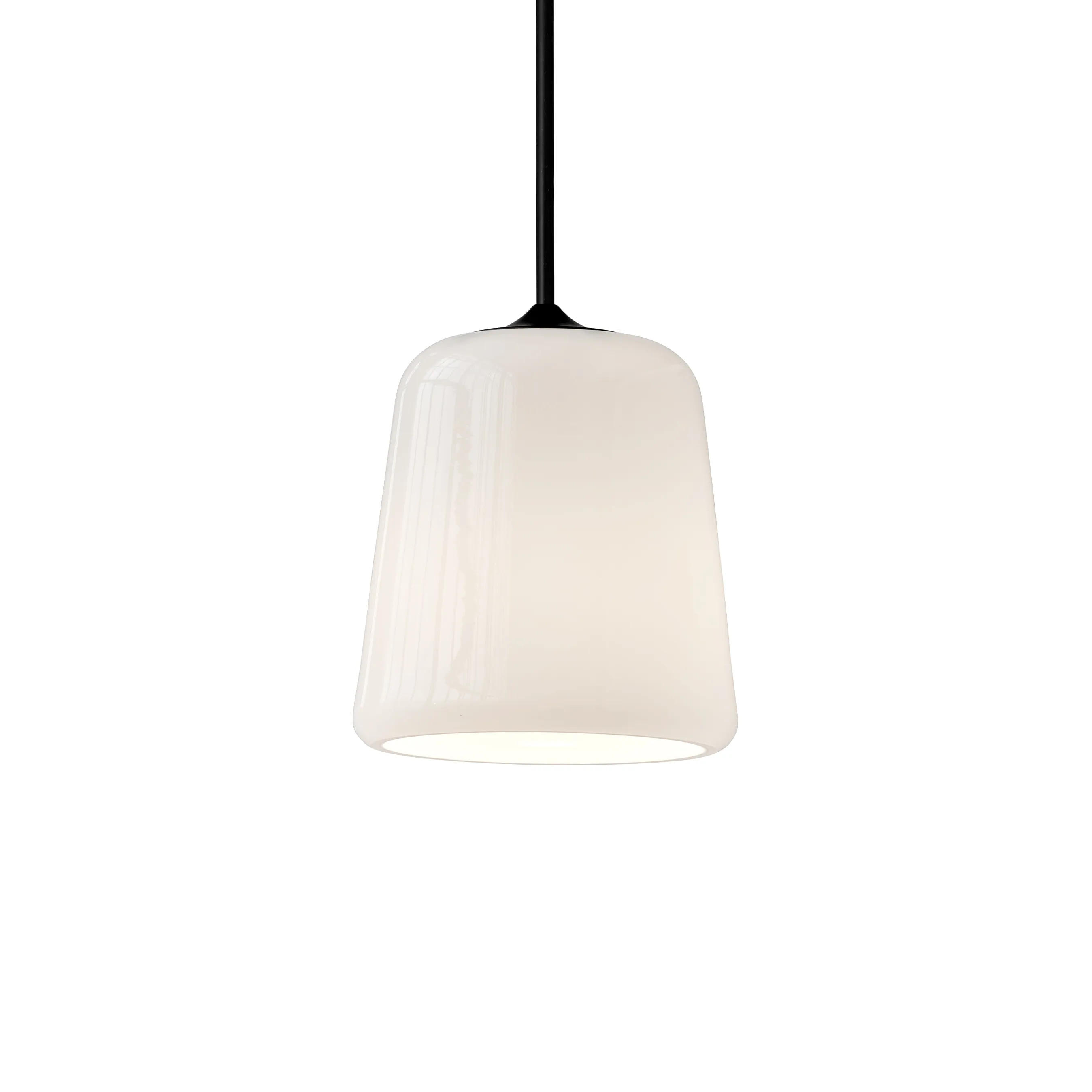 Material pendel, White opal glass