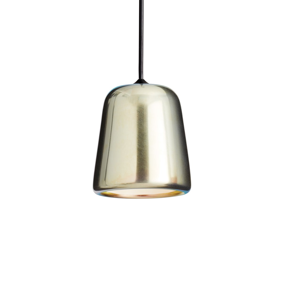 New Works Material pendel Yellow steel | Skandinavisk Design | Taklampor & Pendlar | Guldfärgad