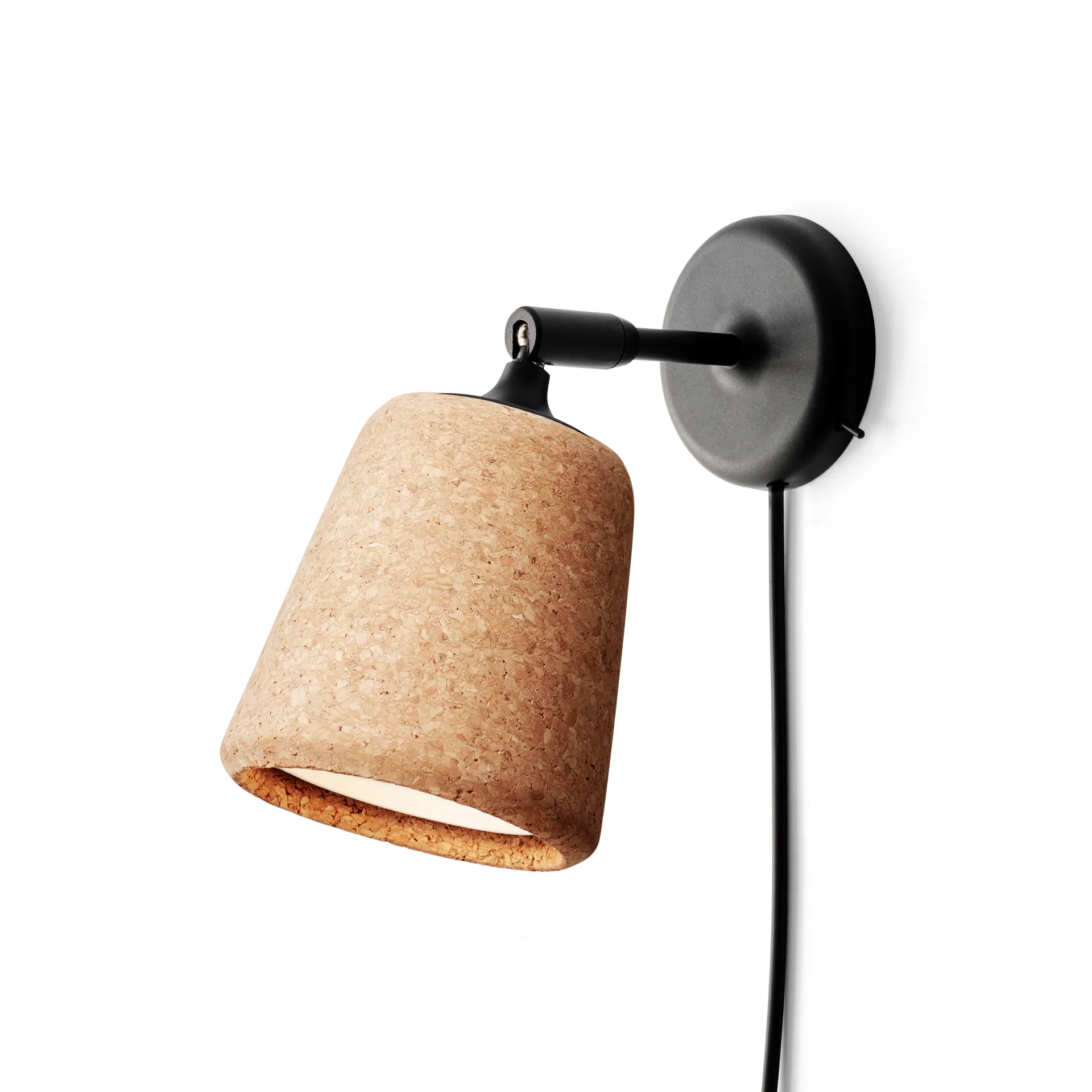 Material vägglampa, Natural cork New Works
