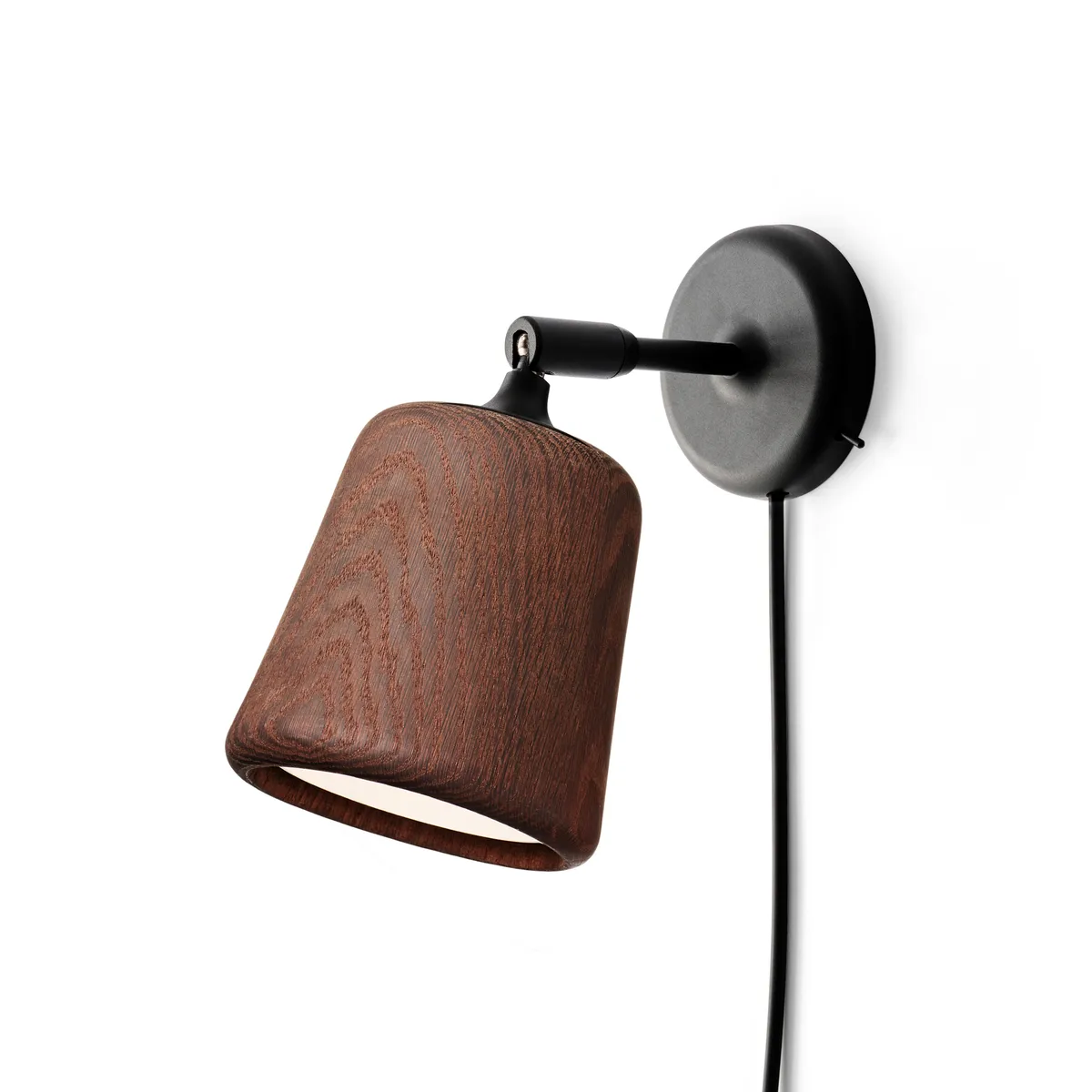 New Works Material vägglampa Smoked oak