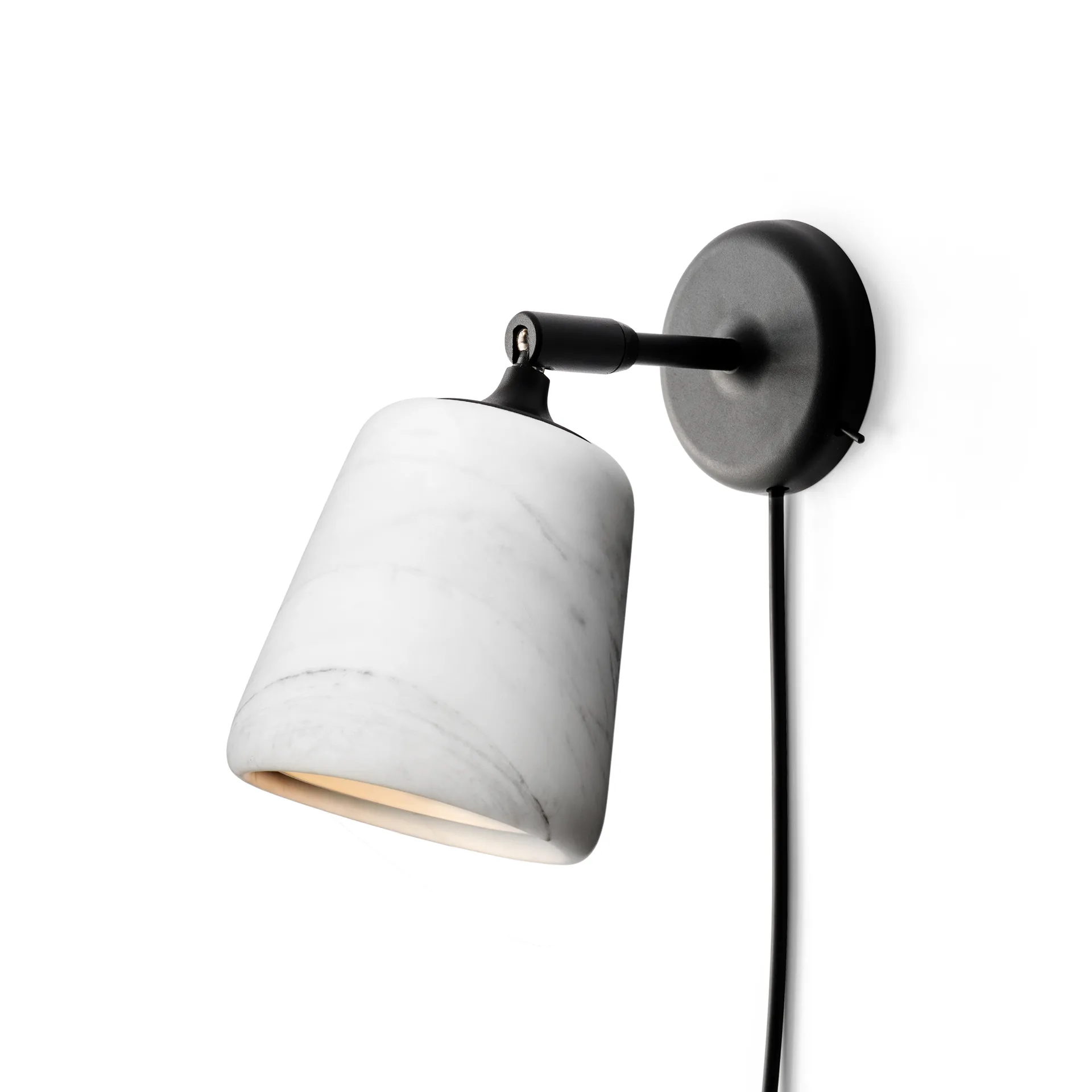 Material vägglampa, White marble New Works