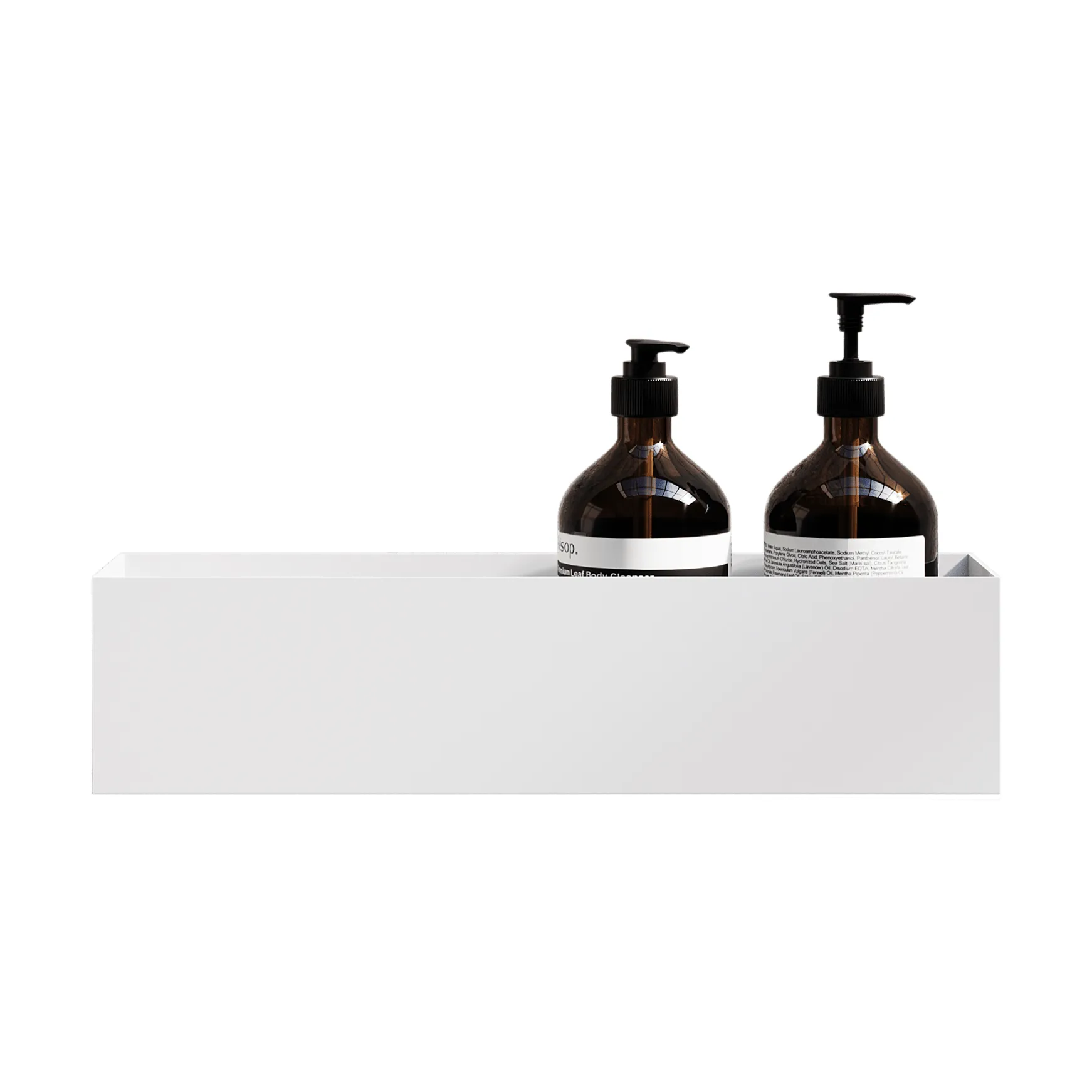 Nichba duschhylla, White, 40 cm Nichba