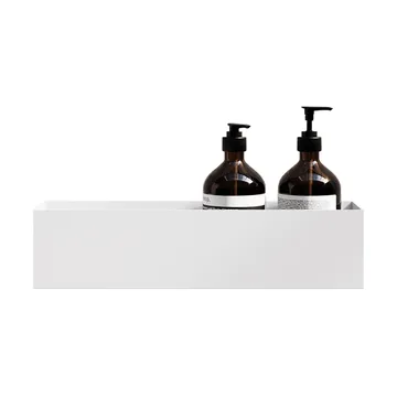 Nichba duschhylla - White, 40 cm - Nichba