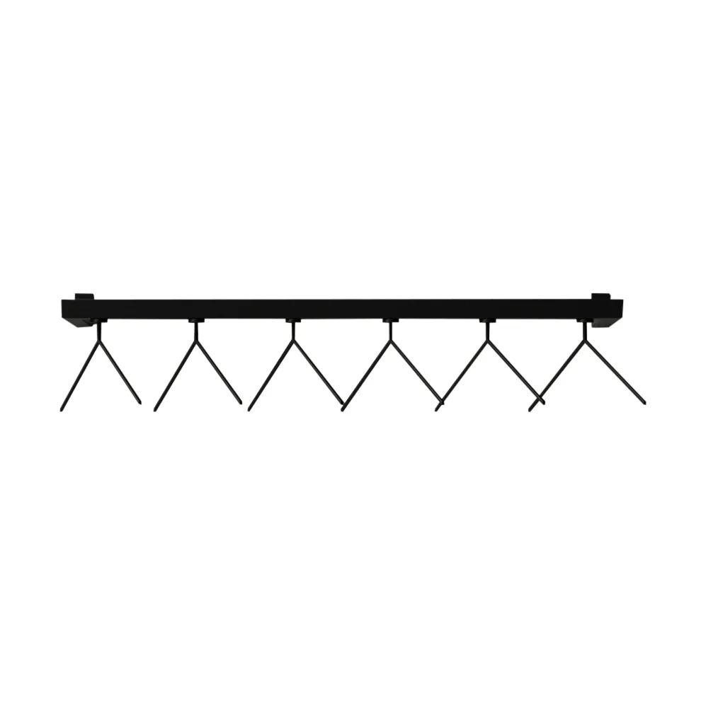 Nichba HangSys klädhängare, Black, 100 cm Nichba