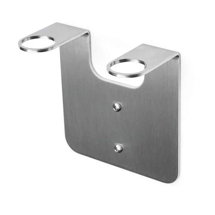 Nichba tvålhållare - Brushed stainless steel, double - Nichba