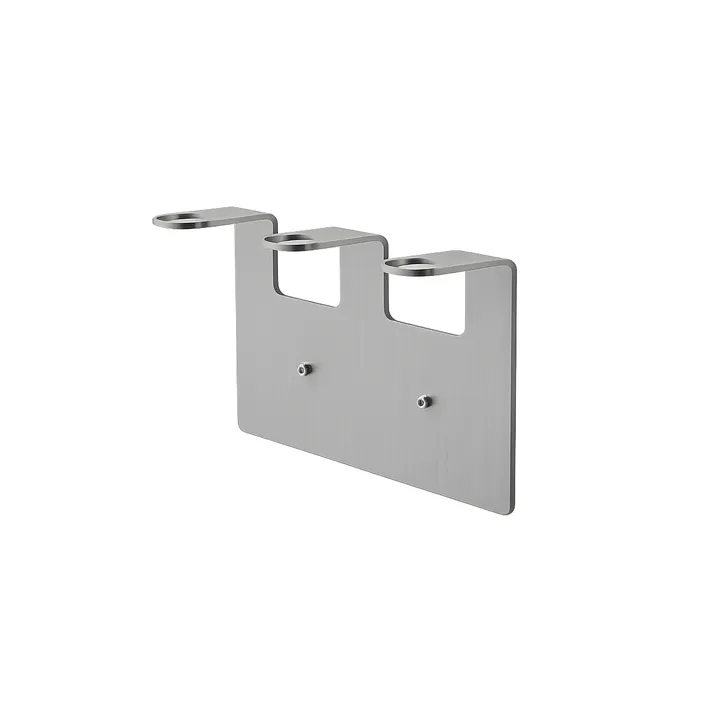 Nichba tvålhållare - Brushed stainless steel, triple - Nichba