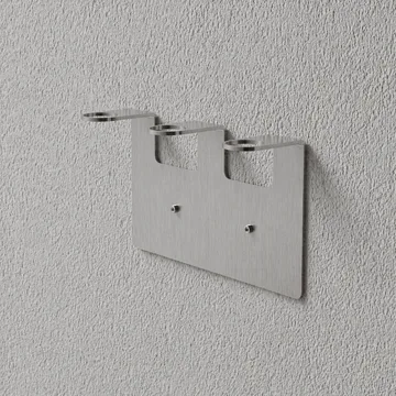 Nichba tvålhållare - Brushed stainless steel, triple - Nichba