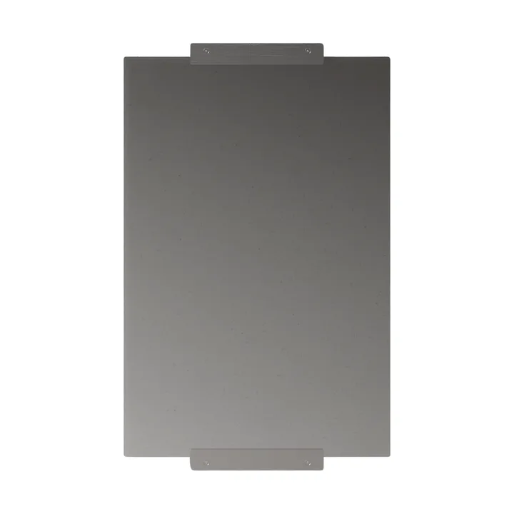 Nichba väggspegel - Brushed stainless steel, 70x50 cm - Nichba