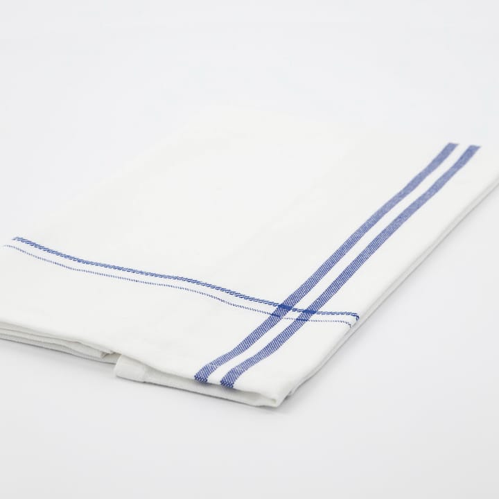 Amow tygservett 32x52 cm 4-pack - Vit-blå - Nicolas Vahé