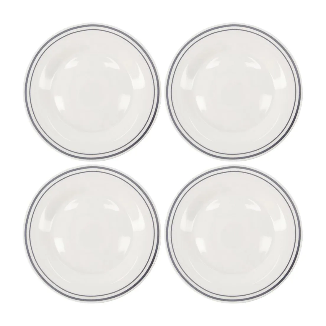 Nicolas Vahé Bistro tallrik Ø27 cm 4-pack Grå