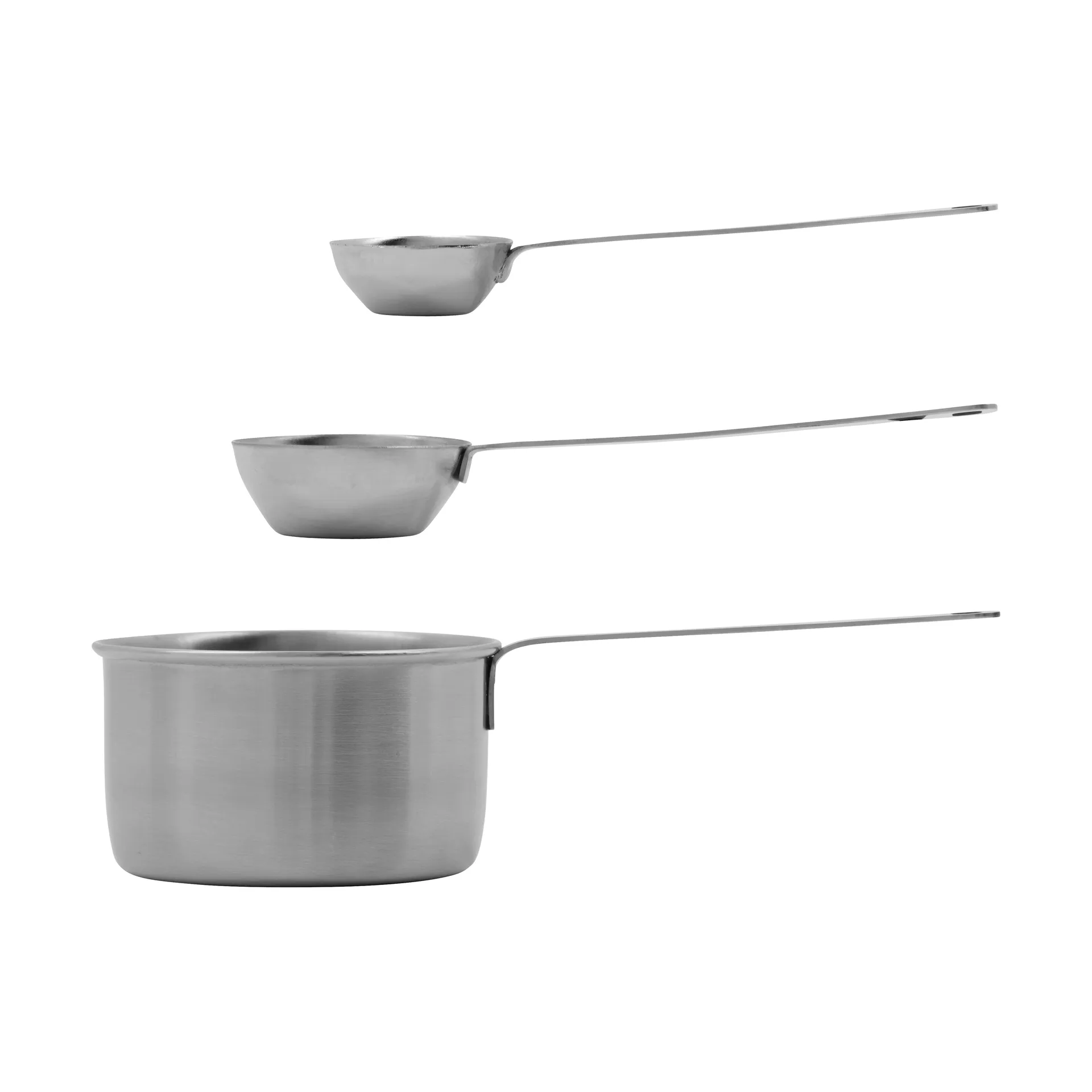 Nicolas Vahé måttset 3 delar, Silver finish Nicolas Vahé