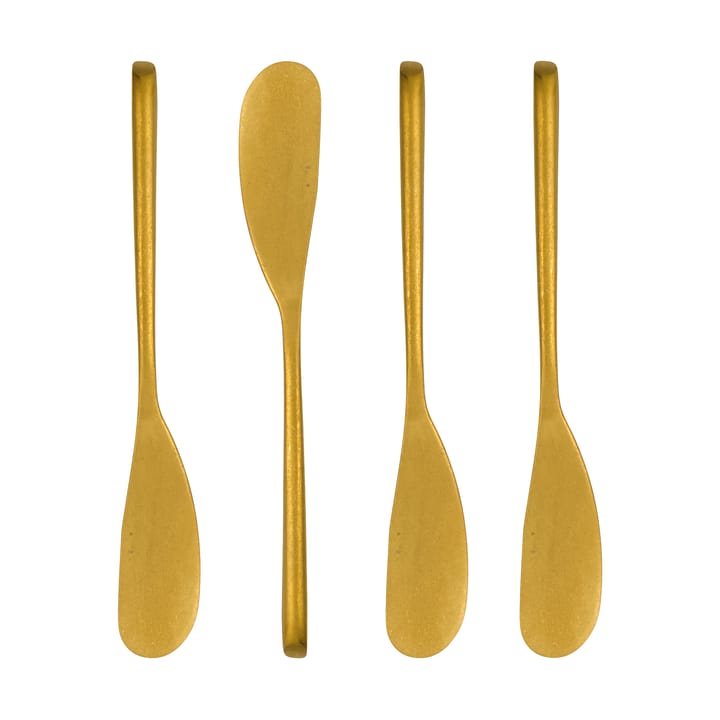 Nicolas Vahé smörkniv 4-pack - Antik guldfinish - Nicolas Vahé