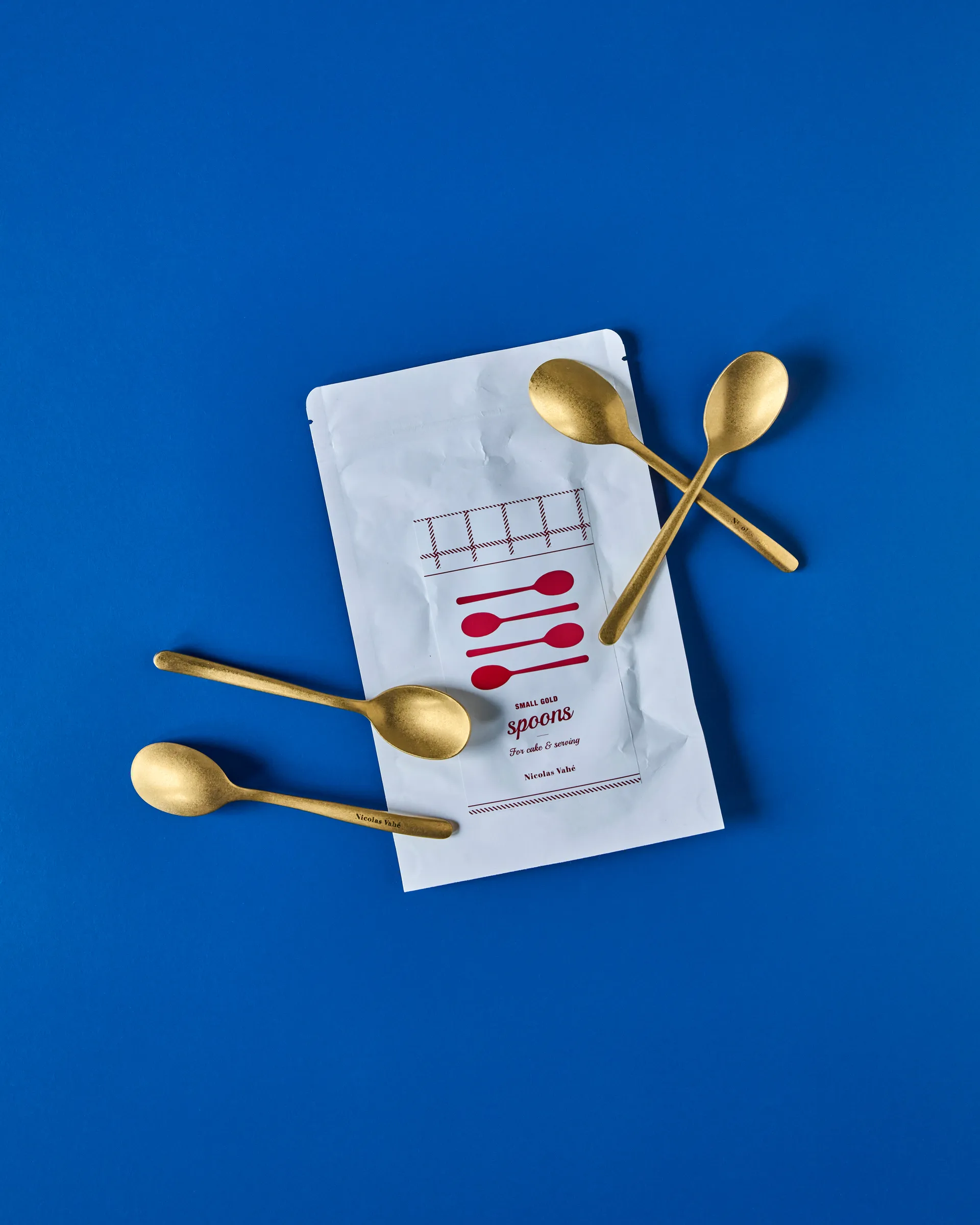 Nicolas Vahé tesked 4-pack, Antik guldfinish Nicolas Vahé