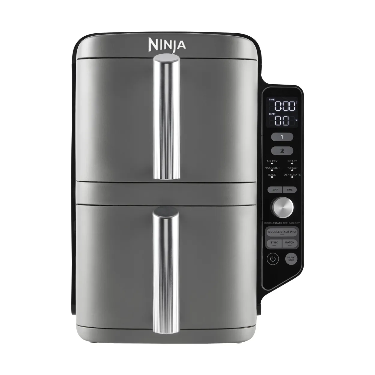 Ninja Air Fryer SL400EU double stack XL 2 lådor 9,5 L Svart