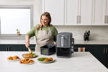 Ninja Air Fryer SL400EU double stack XL 2 lådor 9,5 L - Svart - Ninja