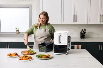 Ninja Air Fryer SL400EUWH double stack XL 2 lådor 9,5 L - Vit - Ninja